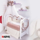 Lenjerie 8 piese Teddy Premium Maro